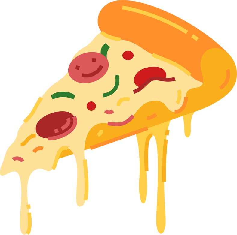 Slice of Cheesy Pepperoni Pizza